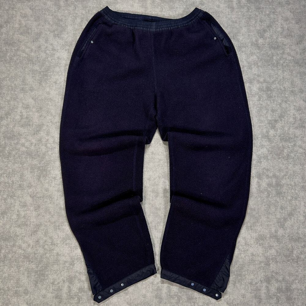 VTG 90s Patagonia Synchilla navy blue gorpcore fleece sweatpants mens Large